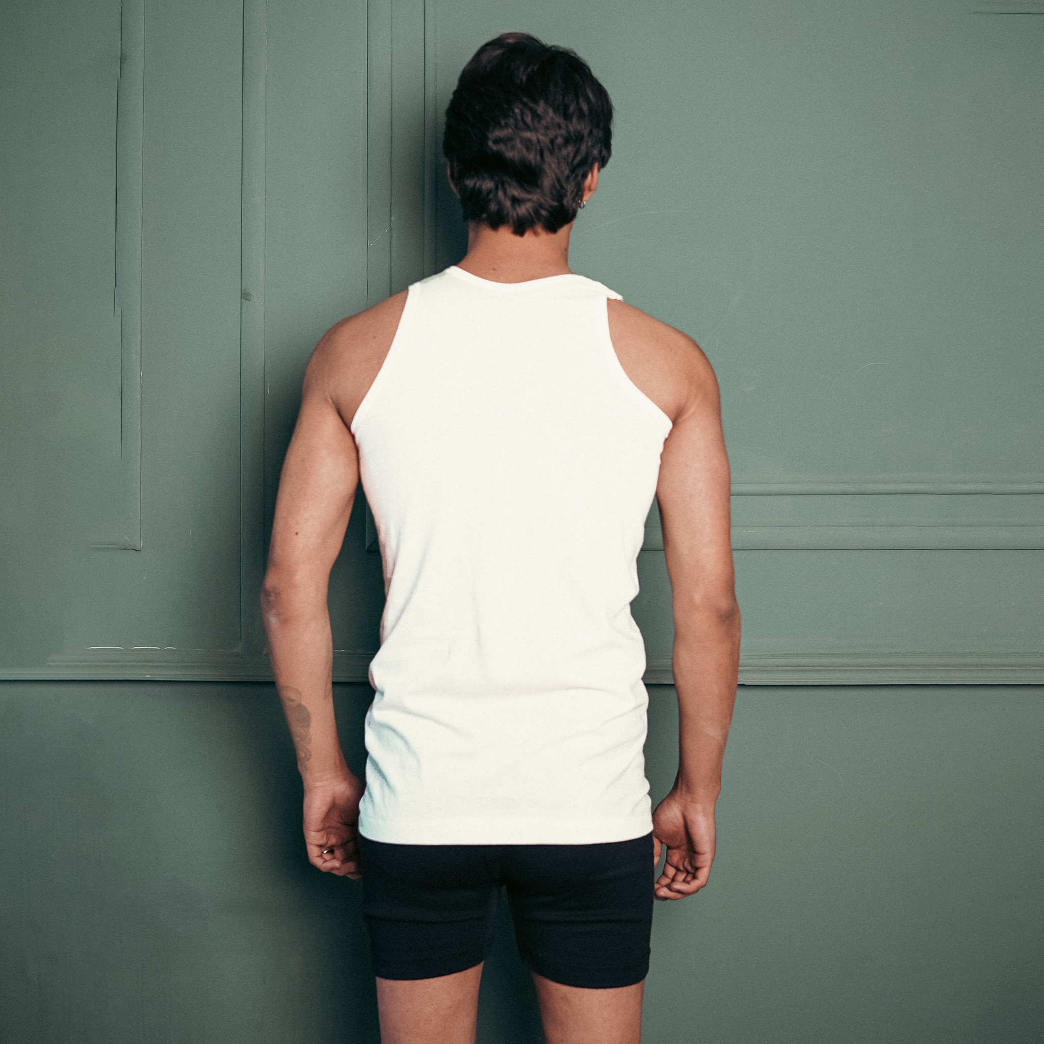 Pack Of 3 Sleeveless White Vest